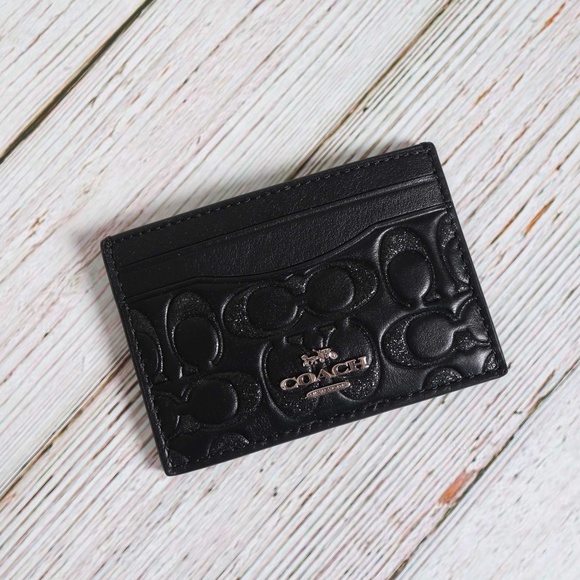 NWT Coach Boxed Card Case & Key Charm Gift Set - Picture 5 of 8